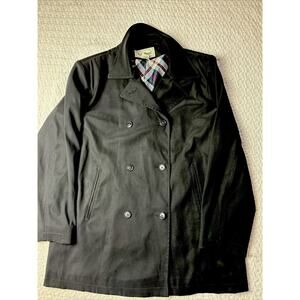 Women’s Vintage L.L. Bean Black Mid-Length Med. Lightweight/Rain Coat/No Hood